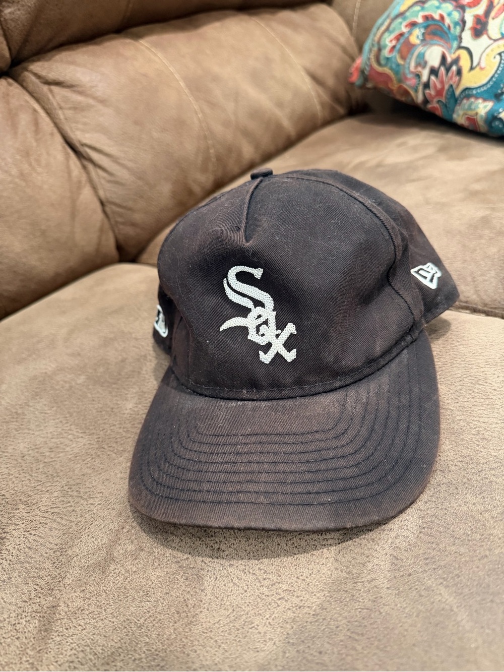 Vintage Chicago White Sox New Era - MLB Baseball Black Cap/Hat Snapback